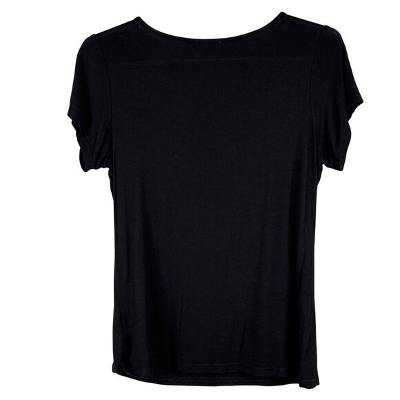 Black Skull 3D Graphic T-Shirt Womens XL Goth Biker Punk Edgy Alternative Top - Picture 7 of 13